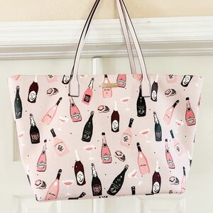 Kate Spade Pop Fizz Pink Tote